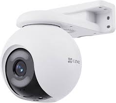 ezviz h8x 4mp outdoor wifi ultra low light surveillance camera with auto zoom tracking, color full night vision person/vehicle detection, two way audio, active defense