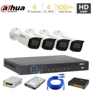 4 full hd ip camera package dahua