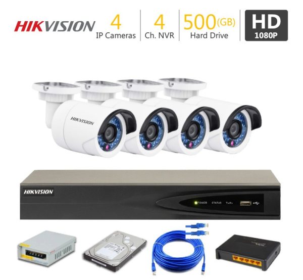 4 full hd ip camera package hikvision 4 full hd ip camera package hikvision